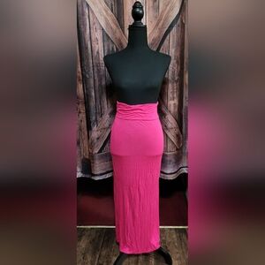 Hot Pink Long Skirt
